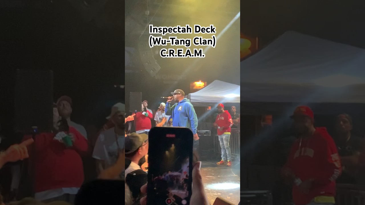 Inspectah Deck (Wu-Tang Clan) - C.R.E.A.M. (LIVE 2023) 