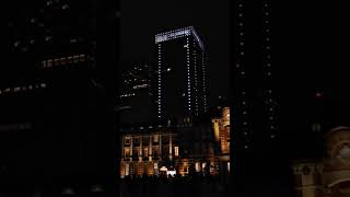 美しい東京駅の夜景 #jr東日本 #鉄道 #駅舎
