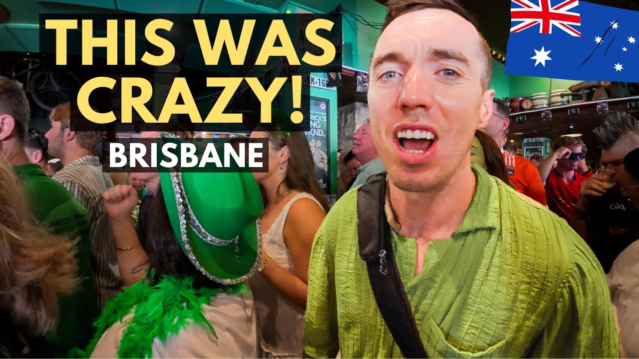 We DIDN'T EXPECT This! Our Wild St. Patrick’s Day in Brisbane 🇮🇪🍻 | Australia 🇦🇺