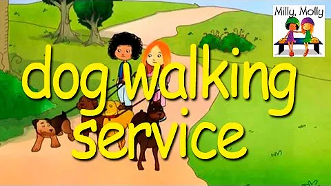 Milly Molly | Dog Walking Service | S2E14