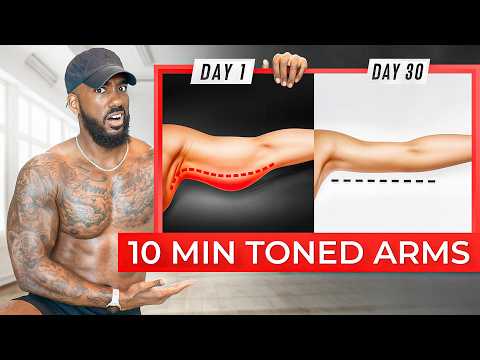 10 Min Slim & Toned Arm Workout | Burn Arm Fat With Zero Equipment