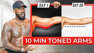 10 Min SLIM & TONED ARM Workout | Burn Arm Fat With ZERO Equipment