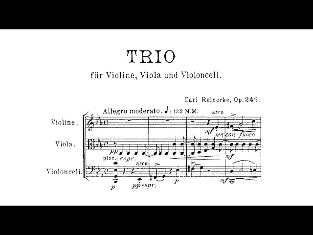 Carl Reinecke – String Trio in C minor, Op.249 - YouTube