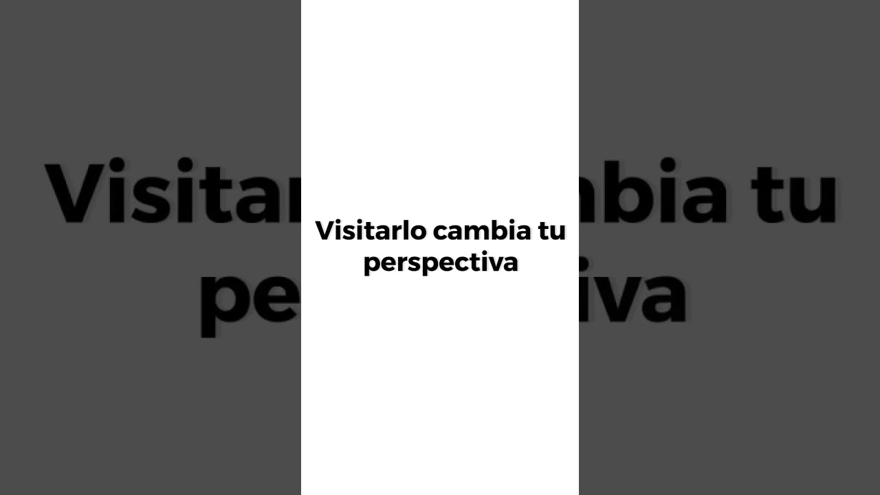 El lugar del mundo que millones quieren ver al menos una vez. 