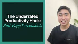 Tech Tip Tuesday with Amiel: The Underrated Productivity Hack - Full-Page Screenshots