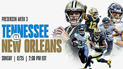 Tennessee Titans at New Orleans Saints (Watch Along) thumbnail
