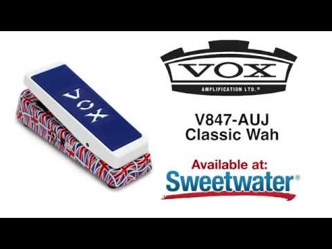 Vox V847-AUJ Classic Reissue Wah Pedal - Union Jack | Sweetwater
