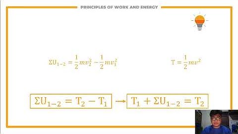 Principles of Work and Energy (Dynamics)