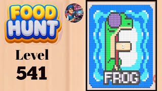 Food hunt pixel puzzle level 541 solution and walkthrough for gameplay 
