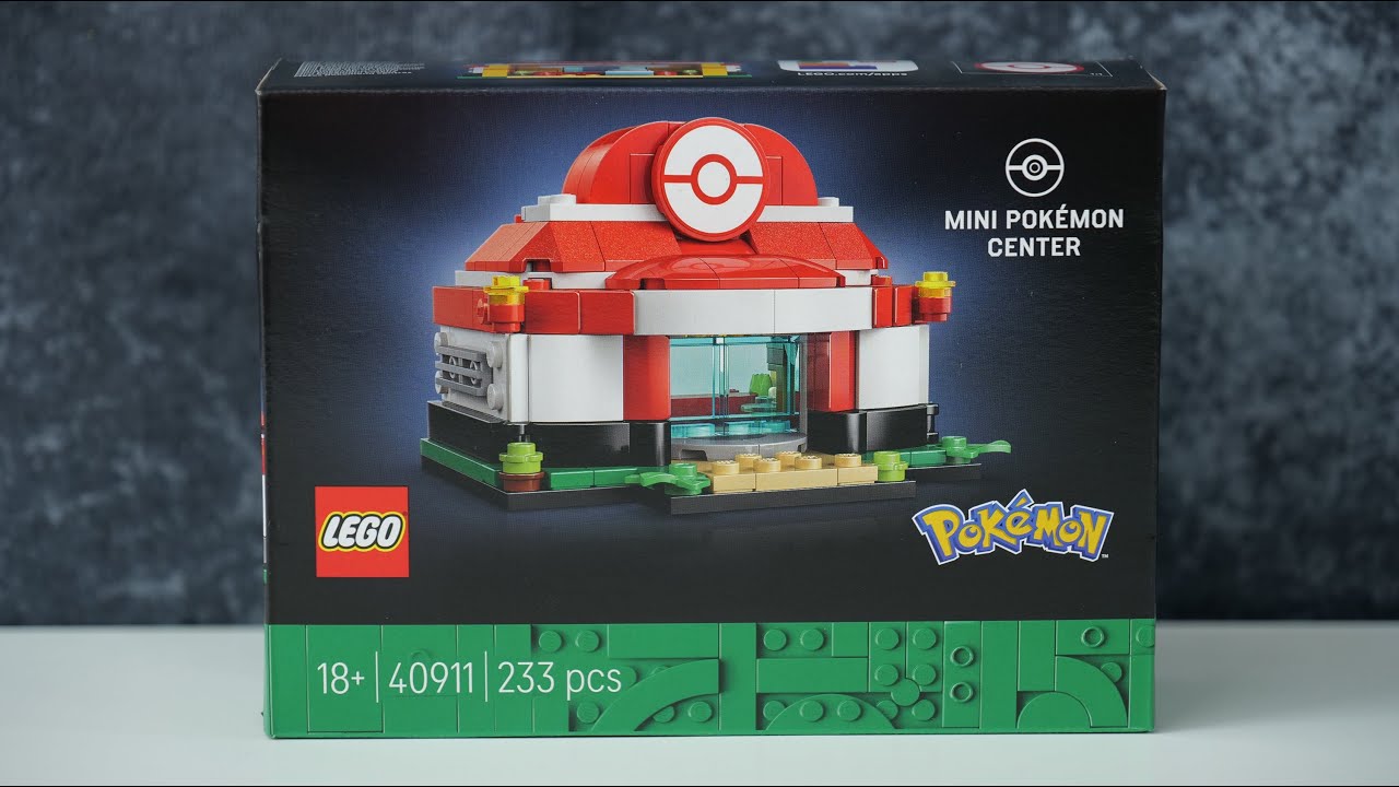 LEGO Pokémon 40911 Мини-центр покемонов - Обзор быстрой сборки LEGO