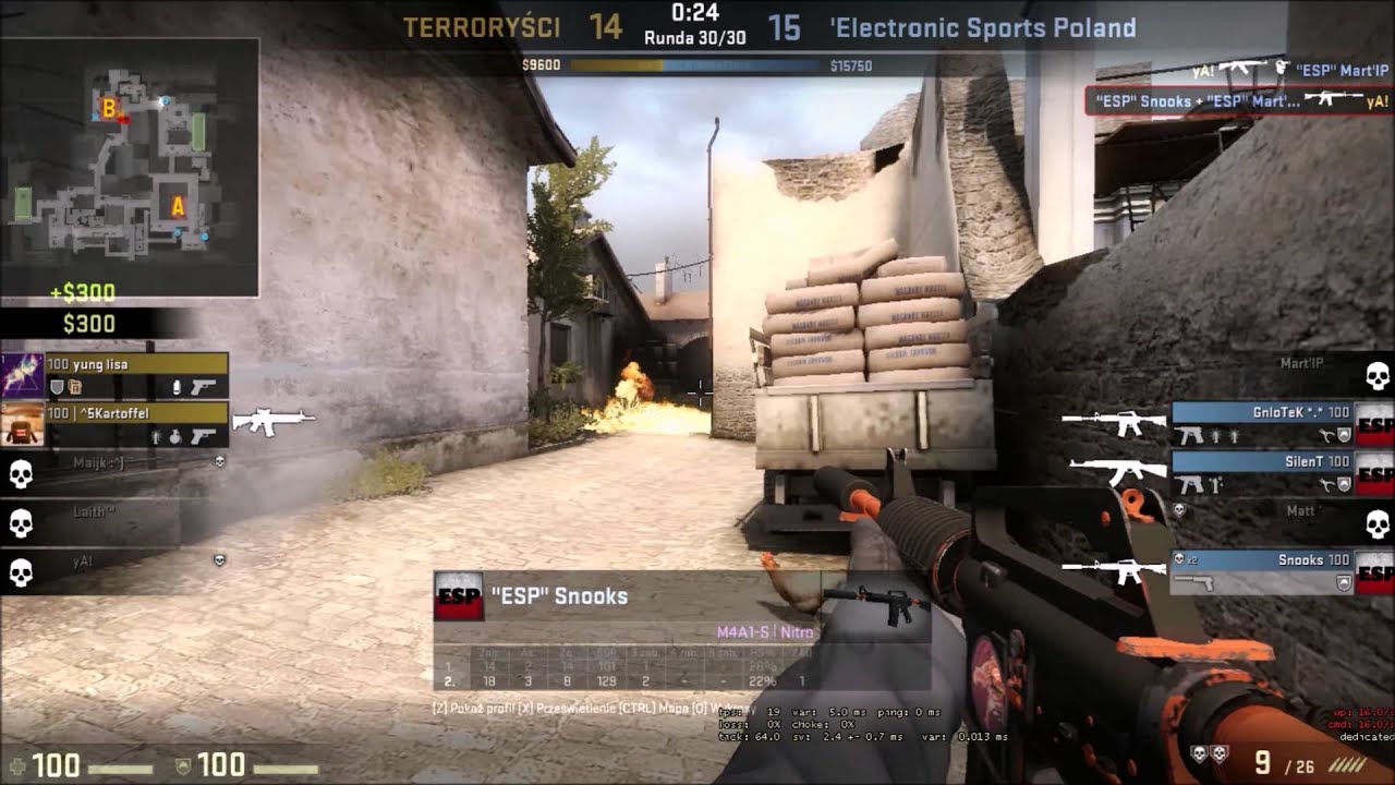 Counter Strike Global Offensive (ESP) - Akcje Snooks'a - YouTube