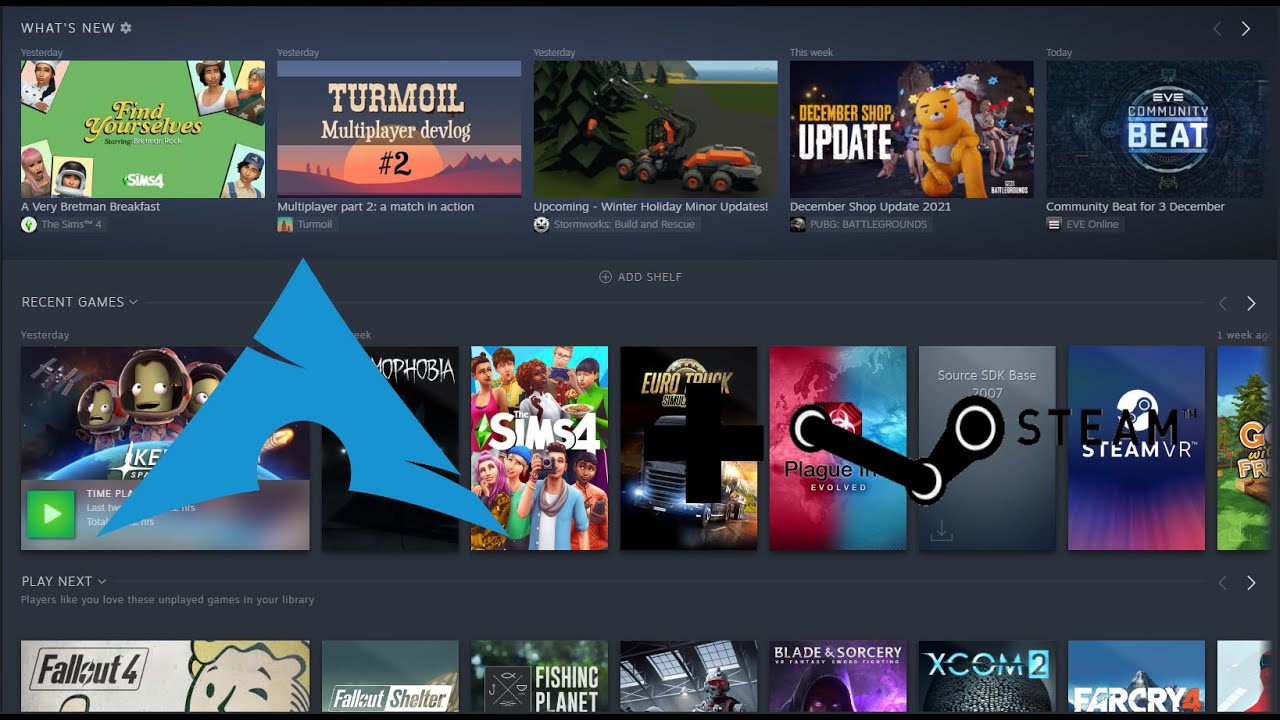 Steam download another steam runtime - Applications - EndeavourOS