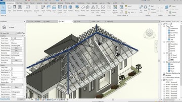 how to create roof trusses in revit complete tutorial