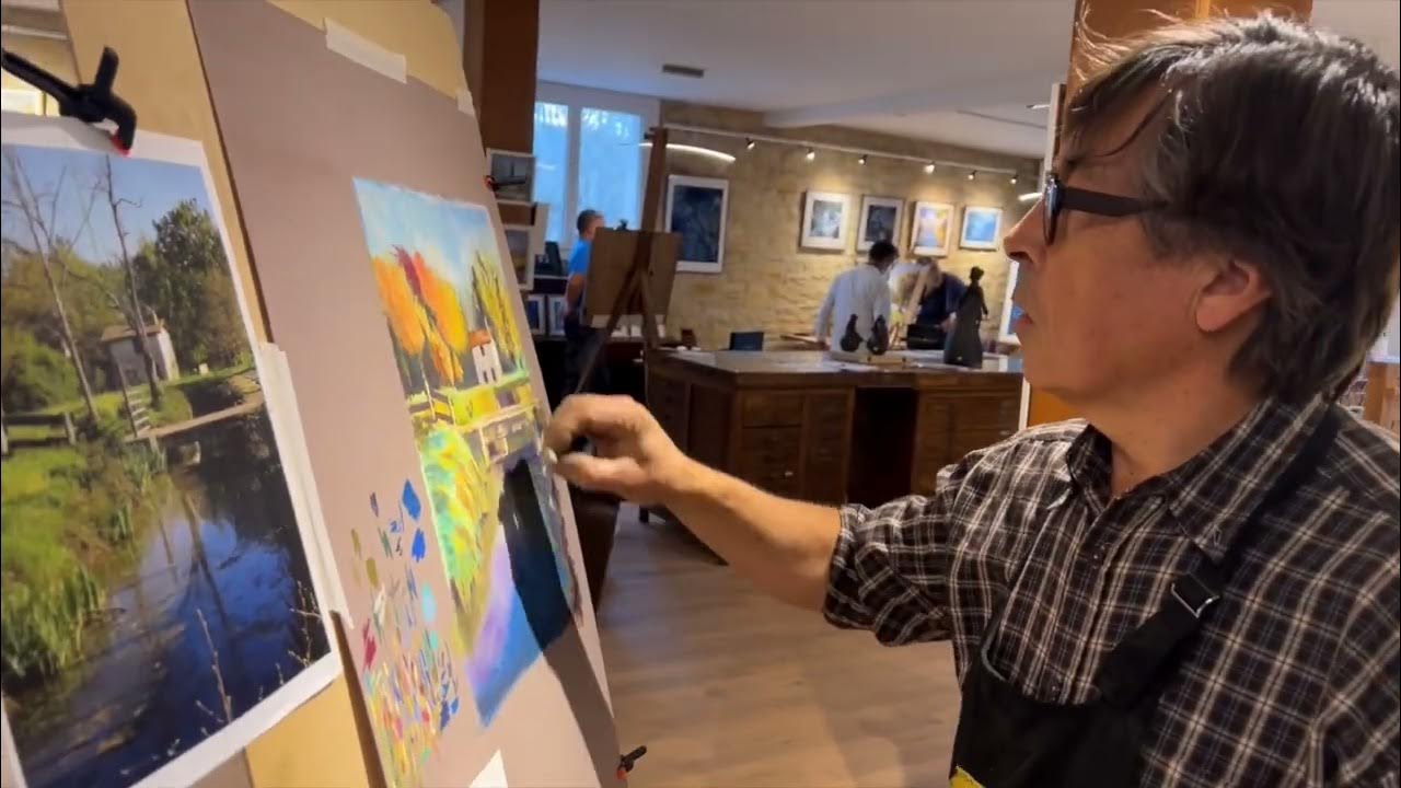 Pastels Girault à MontignacLascaux YouTube