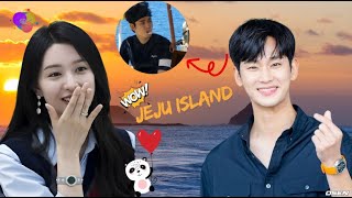 김수현, 제주도에서의 순간을 공유하다   김지원의 꿈의 여행지 #kimjiwon #kimsoohyun #jeju