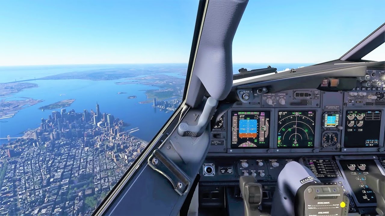 🔴"ULTRA" NEW YORKATL PMDG 737+Thrustmaster AIRBUS REVIEW Microsoft