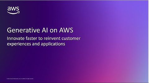 Generative AI on AWS