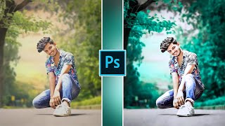Photoshop Teal Effect Photo Editing Tutorial  |  Photoshop Background Color Change Preset screenshot 3