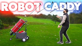 Golfing with a ROBOT Caddy (it ejects your club!) screenshot 3