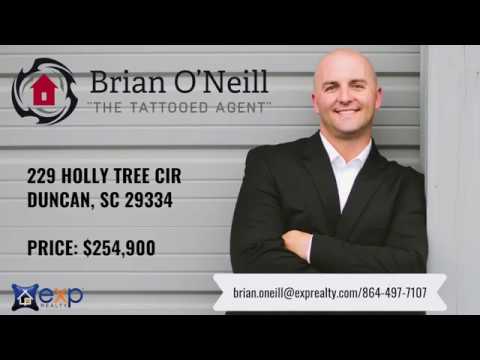 229 Holly Tree Cir., Duncan, SC home video tour
