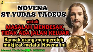 Novena St. Yudas Tadeus | Untuk Masalah Mendesak, Tidak Ada Jalan Keluar | Doa Katolik