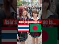 Which country in Asia has the most handsome guys?