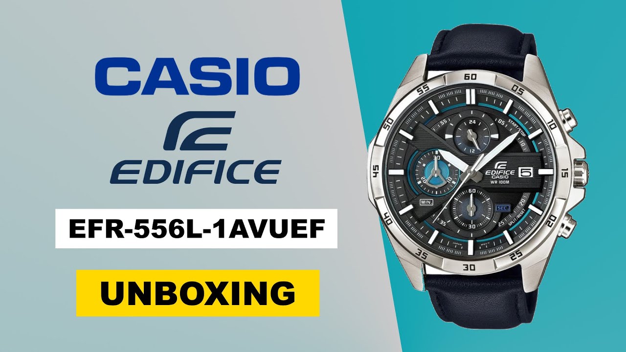 EFR-556L-1AVUEF Unboxing Edifice Casio YouTube HD -