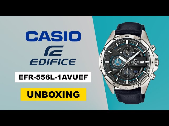 Casio Edifice EFR-556L-1AVUEF Unboxing HD - YouTube