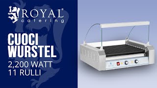 Cuoci wurstel Royal Catering RCHG-11T | Presentazione del prodotto Cuoci wurstel Royal Catering RCHG-11T | Presentazione del prodotto
