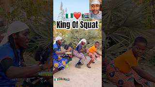 🇳🇬❤️🇿🇦Aerobic Fitness #chiloxtheexuberant #Nigeria #squat #kingofsquats #Southafrica #trending
