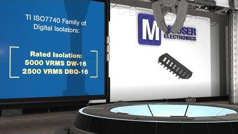 Texas Instruments ISO774x/ISO774x-Q1  Quad-Channel Digital Isolators - New Product Brief | Mouser