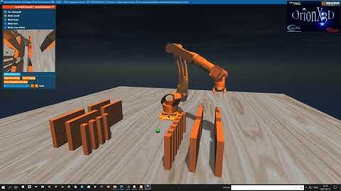 WIP - OrionX3D Robotic editor (TCP + gamepad controller) test 4.