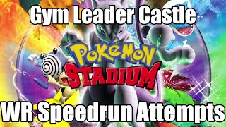 Pokemon Stadium 1 (Switch) - Gym Leader Castle Round 2 Speedruns