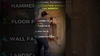 😂Ranking Funniest Construction Fail Moments😂#shortsfeed  #shorts