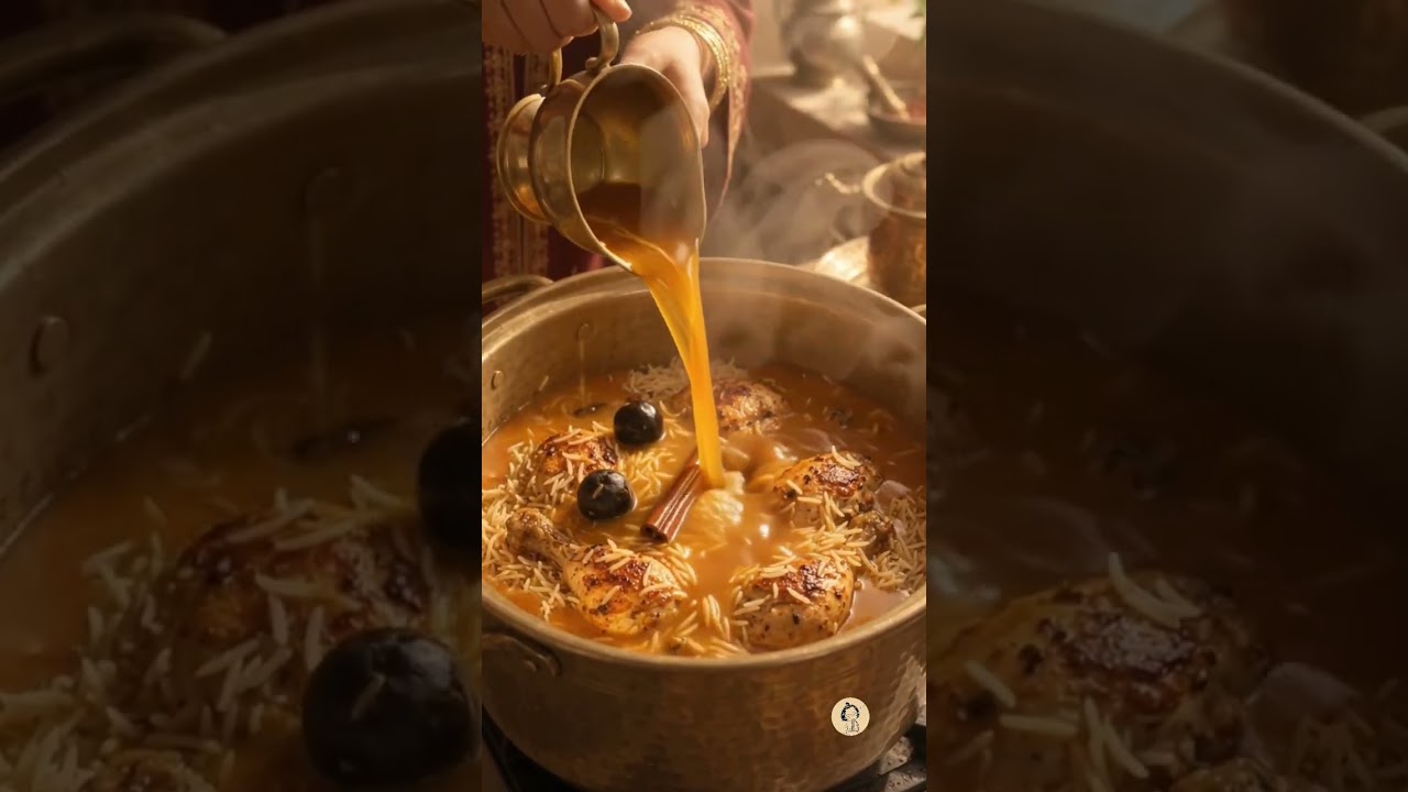 “A Taste of Arabia — Traditional Chicken Kabsa” #youtubeshorts #food #trending #arabic #kabsarice