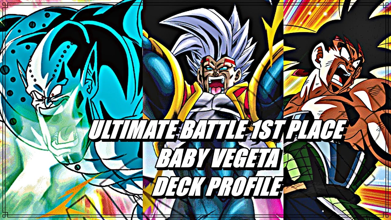 Dragonball Fusion World ULTIMATE BATTLE 1ST PLACE Black Baby Deck Profile