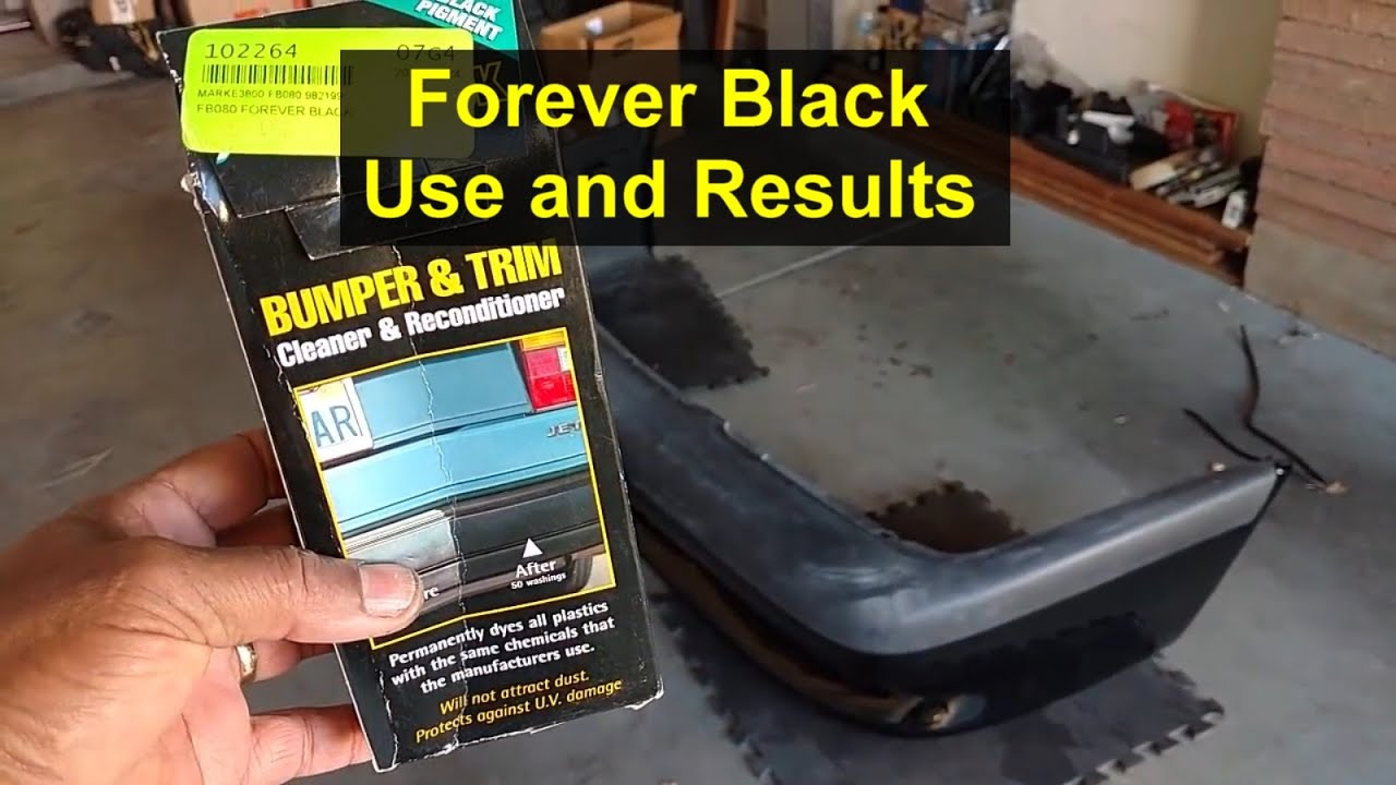 Forever Black Bumper & Trim Dye Kit (2 PACK)