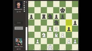 Levon Aronian VS Ian Nepomniachtchi 2023-tech-mahindra-global-chess-league ROUND 09