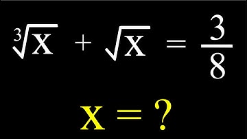 Germany | Can you solve this ? | Math Olympiad x = ?