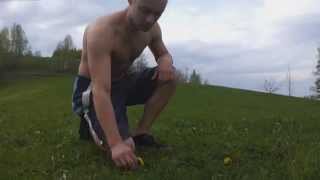 Nice Double Backflip on grass!
