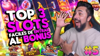 Top 3 SLOTS mas fáciles de entrar al bonus #5 | PKM