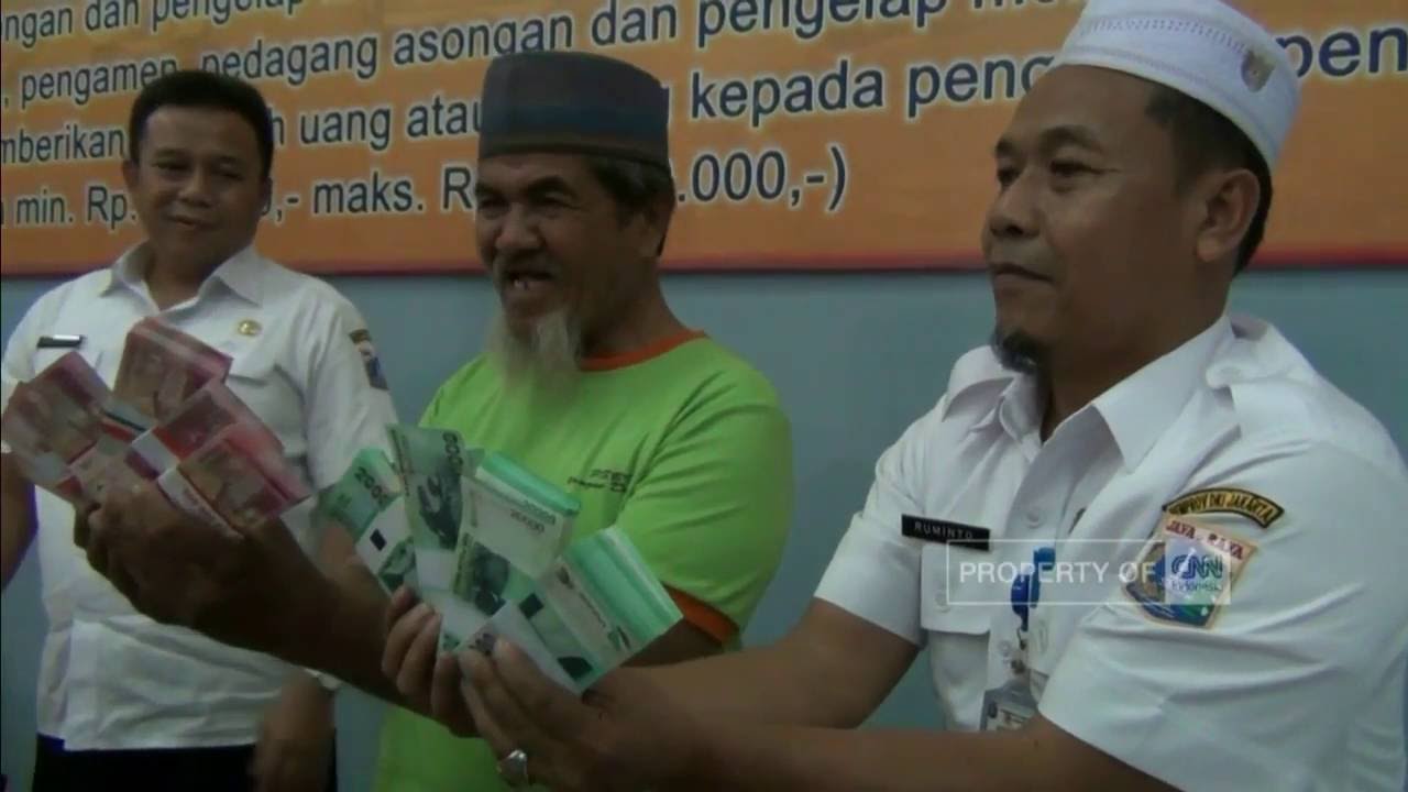 Terjaring Razia Pengemis Ini Bawa Duit Rp 90 Juta YouTube