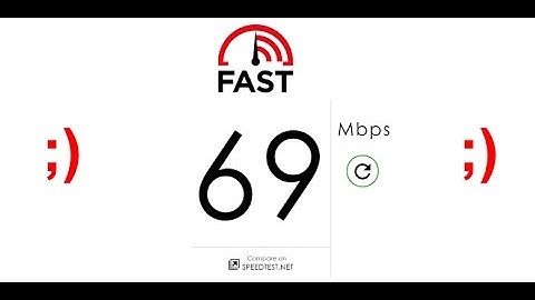 Speed Test On Netflix Fast.com