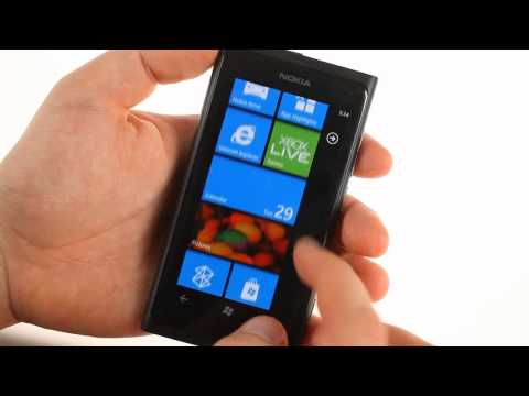 Nokia Lumia 800 user interface demo