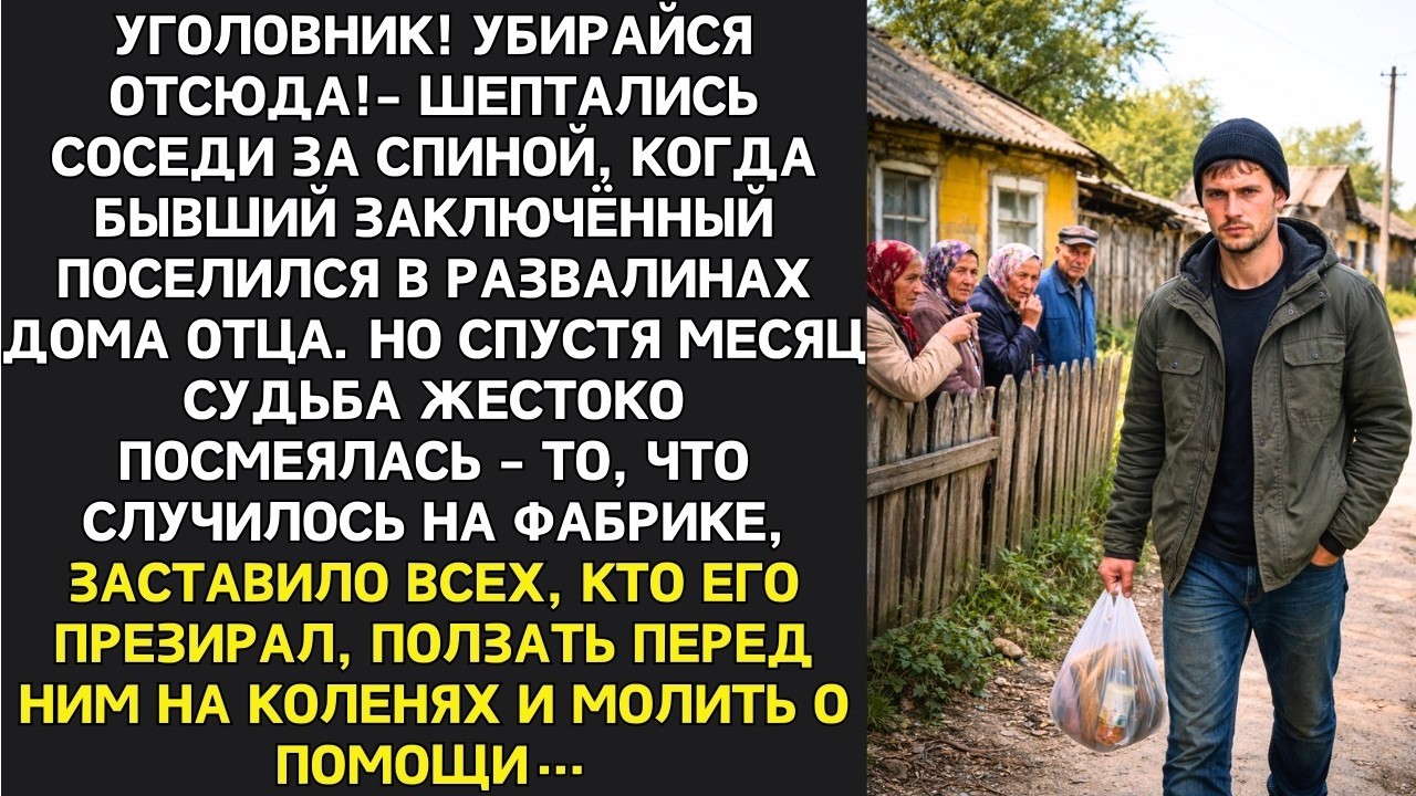 Выйдя по УДО вернулся в деревню. Никто не ждал. Никто не хотел. Но ОДНА НОЧЬ всё изменила..