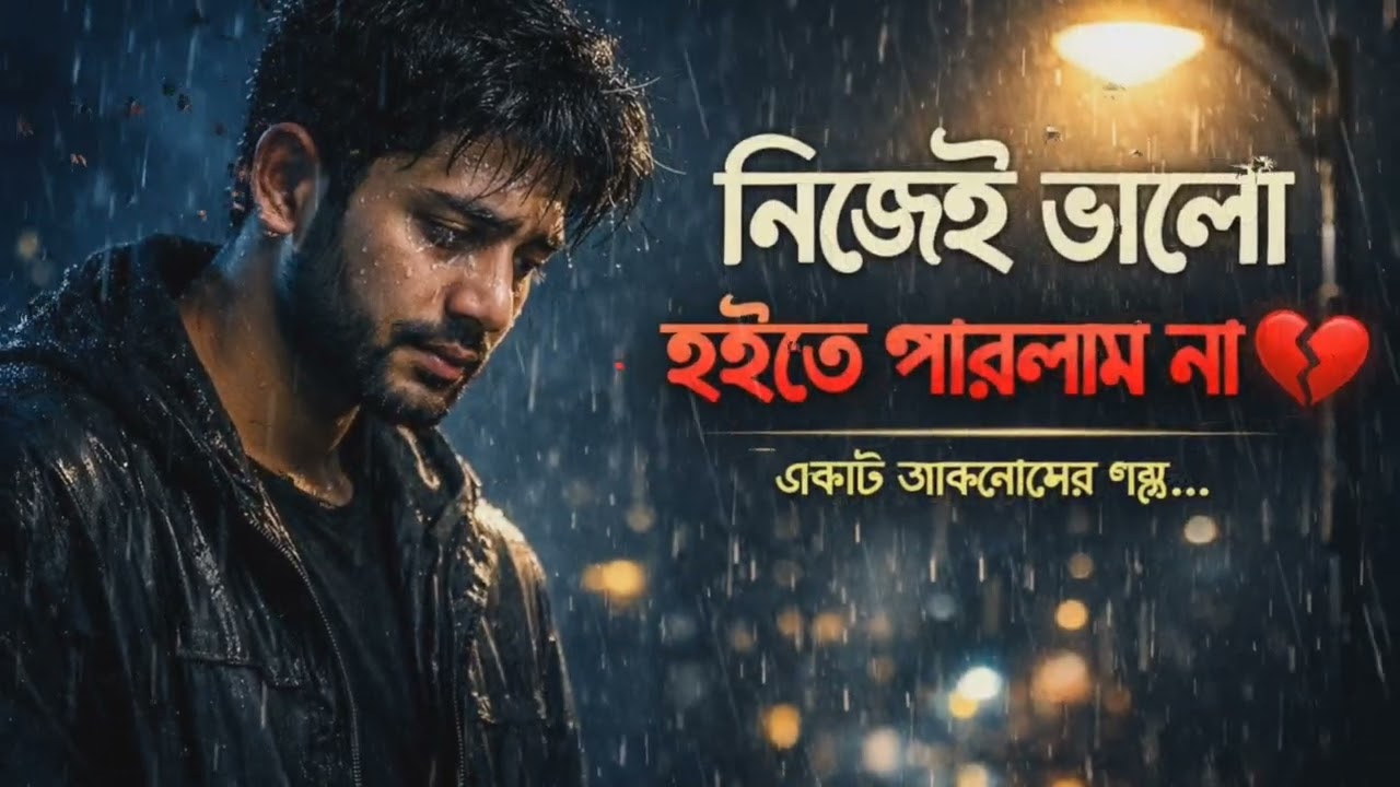 নিজেই ভালো হইতে পারলাম না | এক আফসোসের গল্প 💔
