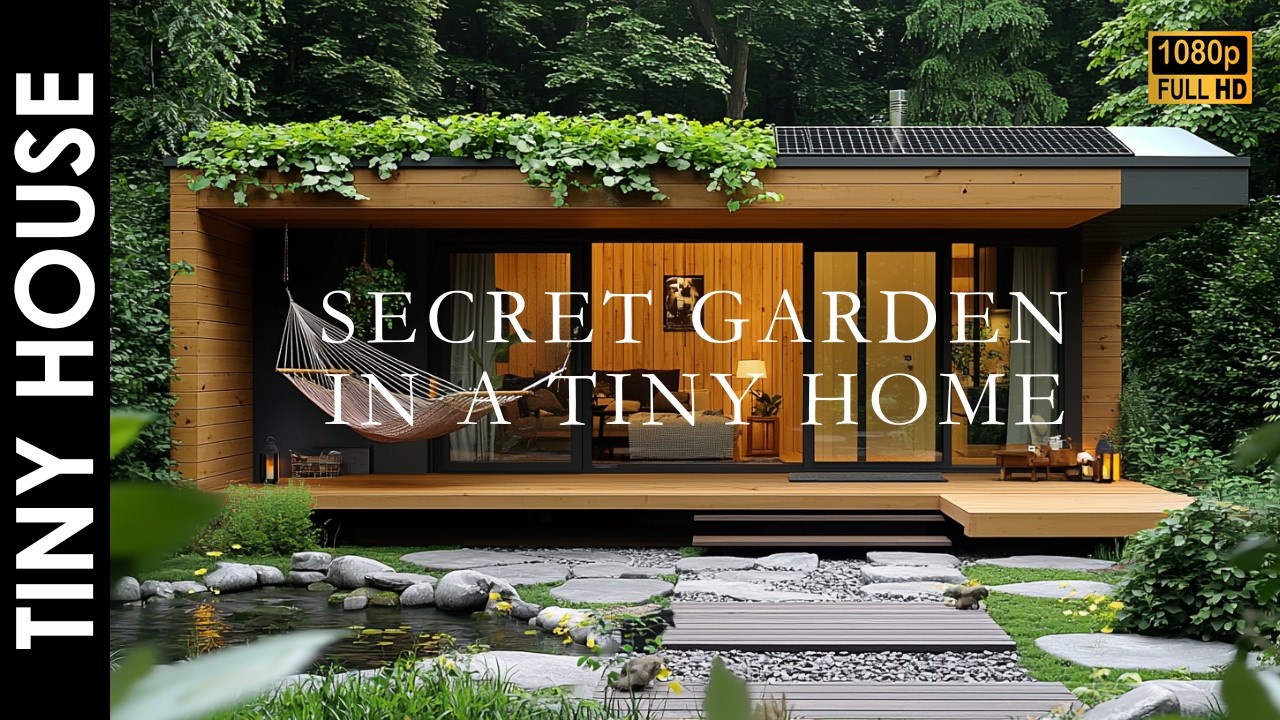 Tiny House with Secret Garden Oasis | Sustainable Living & Backyard ...