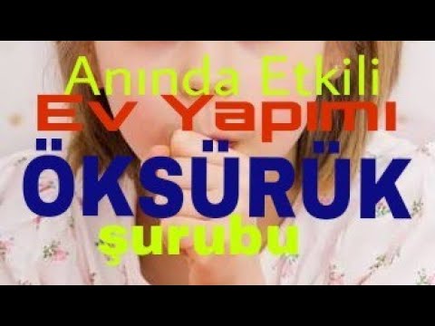 Öksürüğü Hemen Geçiren Doğal Kür. Ev Yapımı Çok Etkili Ailece Kullanılabilen Öksürük Şurubu.