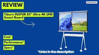 Ultimate 4K Smart Board Review: TIBURN INSPUR 65" with Windows 11 &amp; Android 13 Dual OS