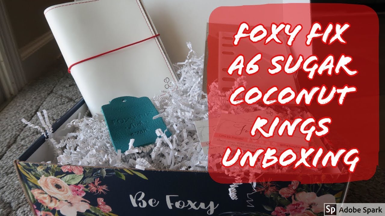 FOXY FIX A6 SUGAR COCONUT RINGS UNBOXING ❤ | PLANWITHLIENN